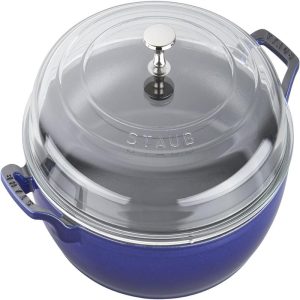 Staub Cast Iron 3.5-qt Braiser with Glass Lid