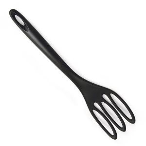 Norpro Grip-EZ Jumbo Fiskie Fork and Whisk Combo Kitchen Tool, Black