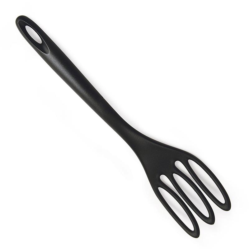 Norpro Grip-EZ Jumbo Fiskie Fork and Whisk Combo Kitchen Tool, Black
