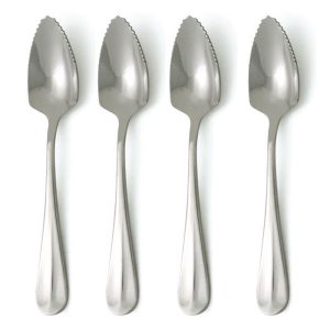 Norpro Stainless Steel Serrated Grapefruit Spoons, Set of 4