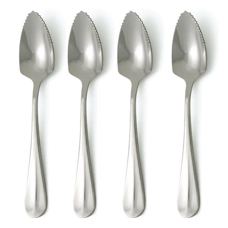 Norpro Stainless Steel Serrated Grapefruit Spoons, Set of 4