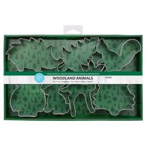 R&M International 7 Piece Woodland Animals Cookie Cutter Set