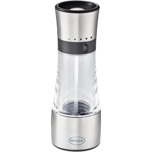 Rosle 7.1 Inch Stainless Steel and Acrylic Adjustable Spice Mill