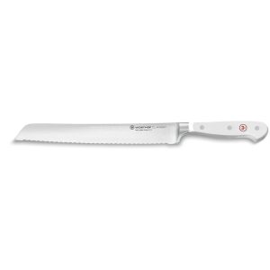 Wusthof Classic White 9 Inch Double Serrated Bread Knife