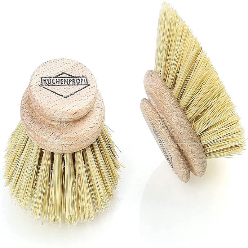 Kuchenprofi Replacement Brush Refill for Classic Dish Washing Brush, Set of 2