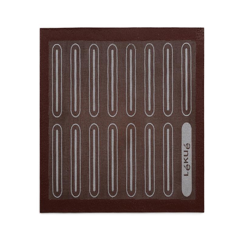 Lekue Non-Stick Silicone Microperforated Baking Mat, 16 x 12 Inches, Black