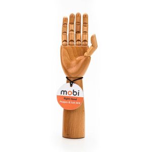 Mobi Handy Hand Shaped Salt and Pepper Mill, Right Hand