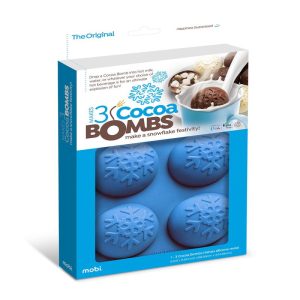 Mobi Hot Chocolate Silicone Cocoa Bombs Molds, Snowflake