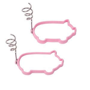 Mobi Little Piggy Silicone Pancake and Egg Molds, set of 2