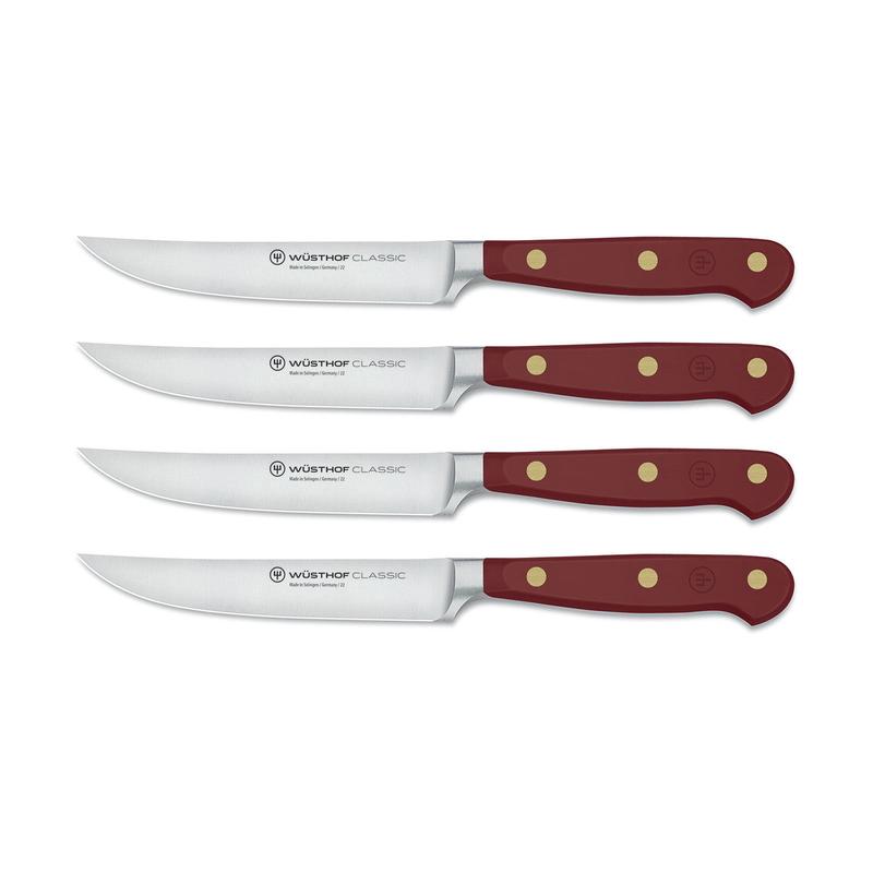 Wusthof Classic 4 Piece Steak Knife Set, Tasty Sumac