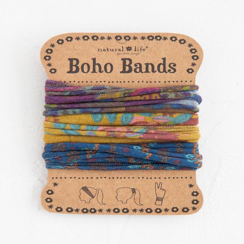 Natural Life Boho Bands Purp Mustard