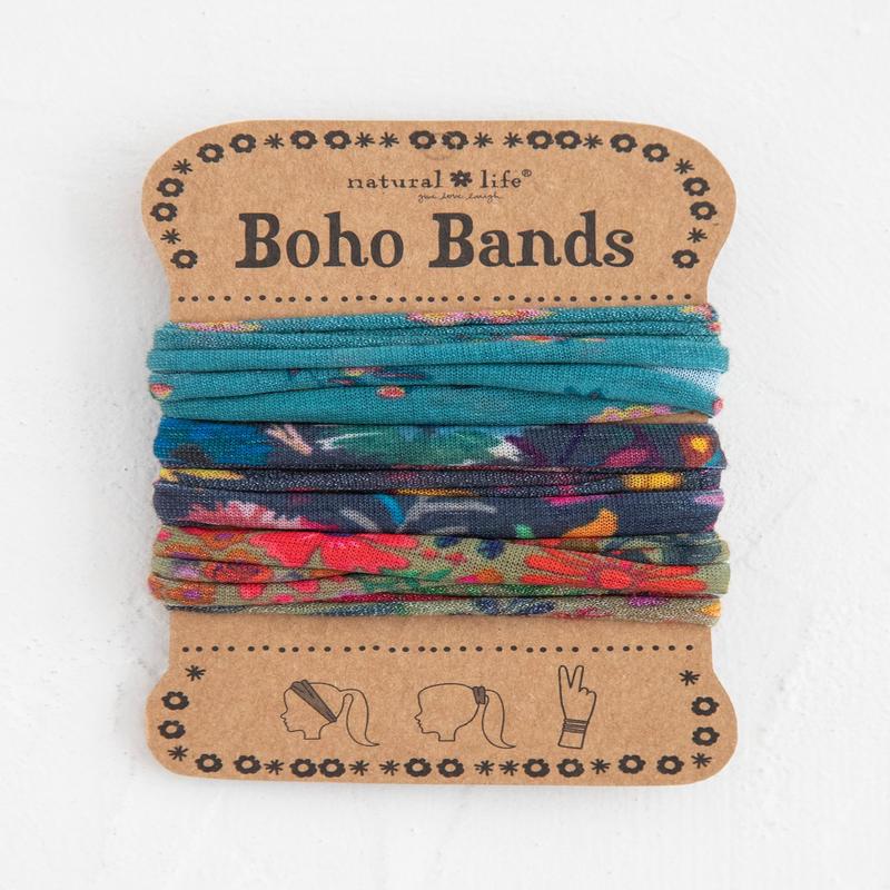 Natural Life Boho Bands Turquoise Navy Tan
