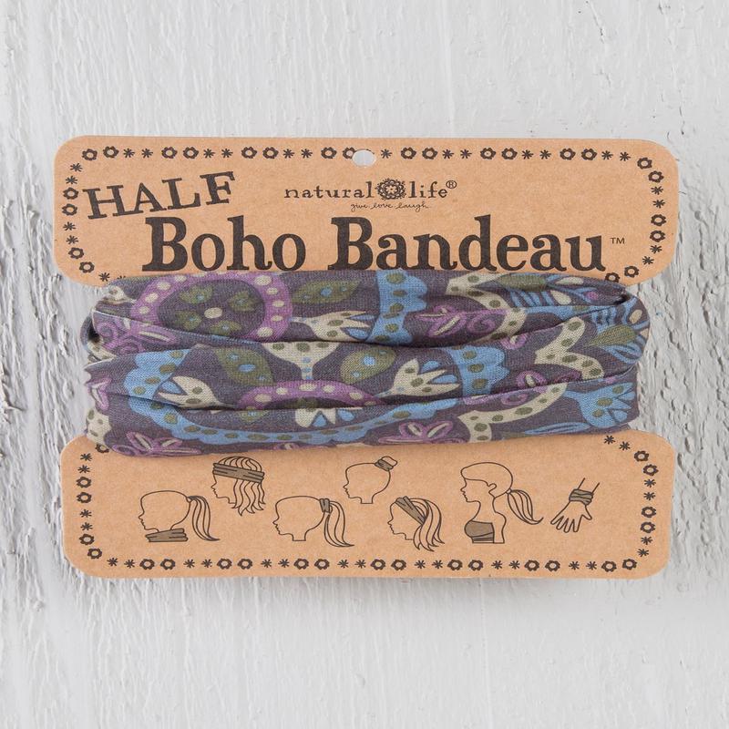 Natural Life Half Bandeau Blue Cream Mandala