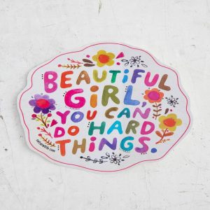 Natural Life Sticker Beautiful Girl