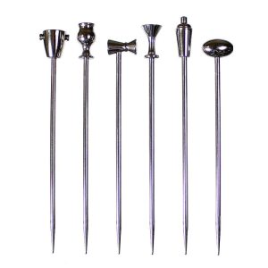 Prodyne Stainless Steel Legacy Martini Picks, Set of 6