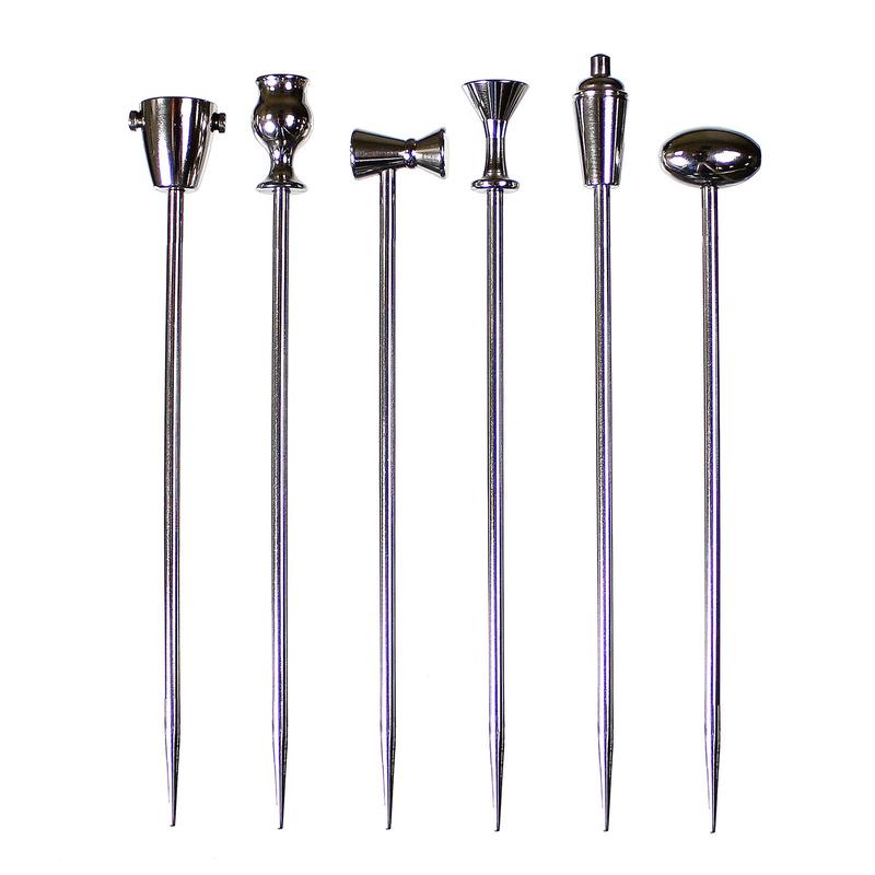 Prodyne Stainless Steel Legacy Martini Picks, Set of 6
