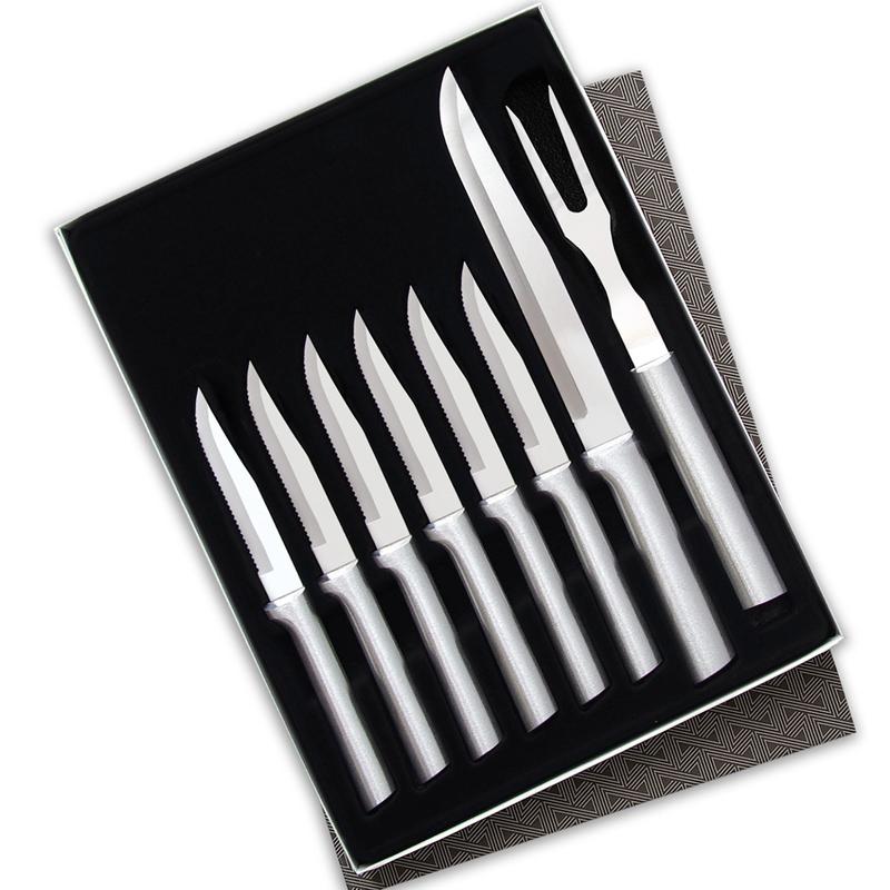 Rada 8 Piece Meat Lover's Set with Carving Set and Steak Knives