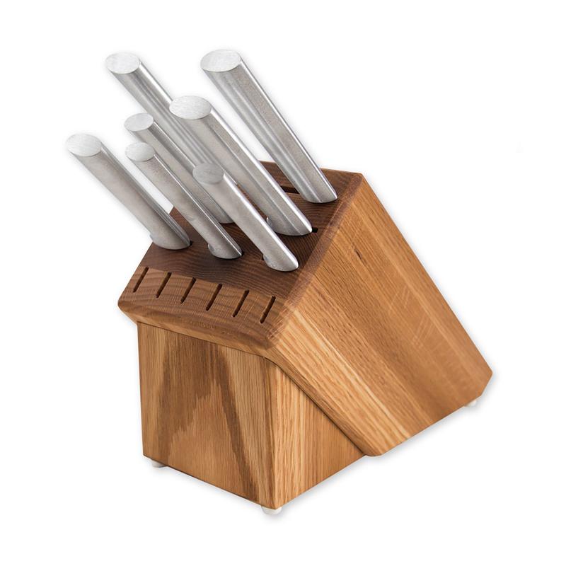 Rada Essential Oak 8 Piece Knife Block Set