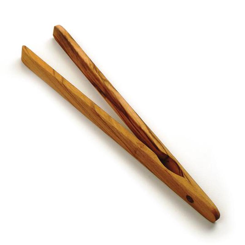RSVP Olive Wood Tongs