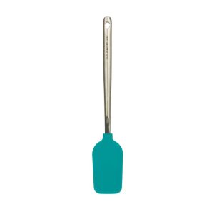 RSVP Turquoise Rectangular Silicone Spatula