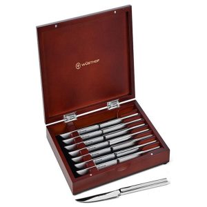 Wusthof 8 Pc Steak Set Rosewood
