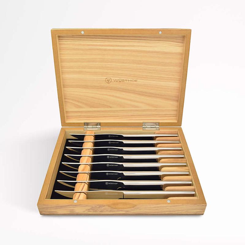 Wusthof 8pc Steak Olivewood