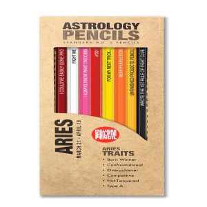 Whiskey River Astrology Pencils Aries