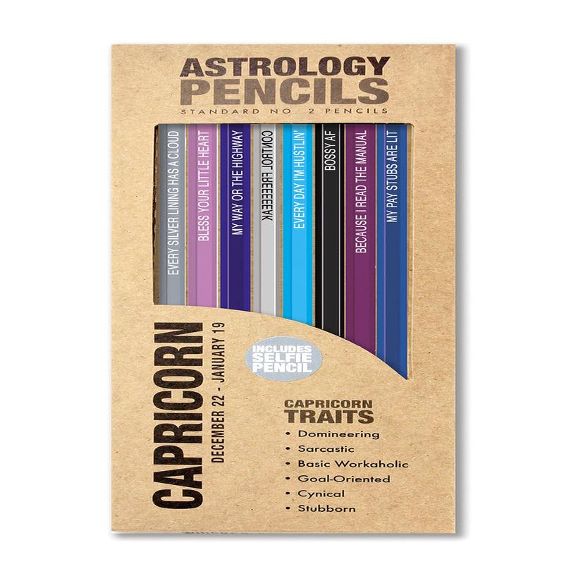 Whiskey River Astrology Pencils Capricorn