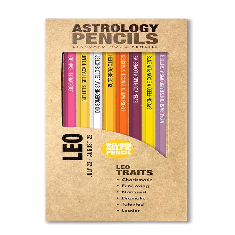 Whiskey River Astrology Pencils Leo