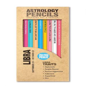 Whiskey River Astrology Pencils Libra