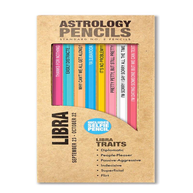 Whiskey River Astrology Pencils Libra