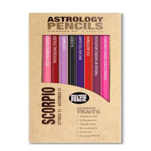 Whiskey River Astrology Pencils Scorpio