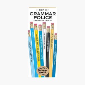Whiskey River Grammar Police Pencils