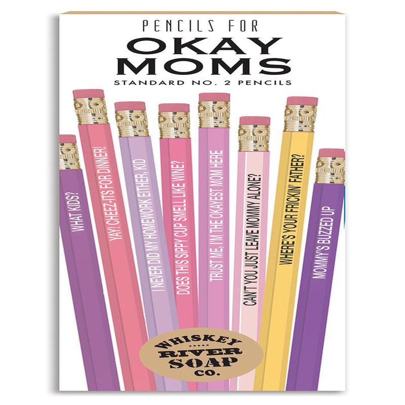 Whiskey River Okay Moms Pencils