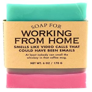 Whiskey River Soap Working From Home