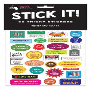 Whiskey River Stick It Tricky Stickers