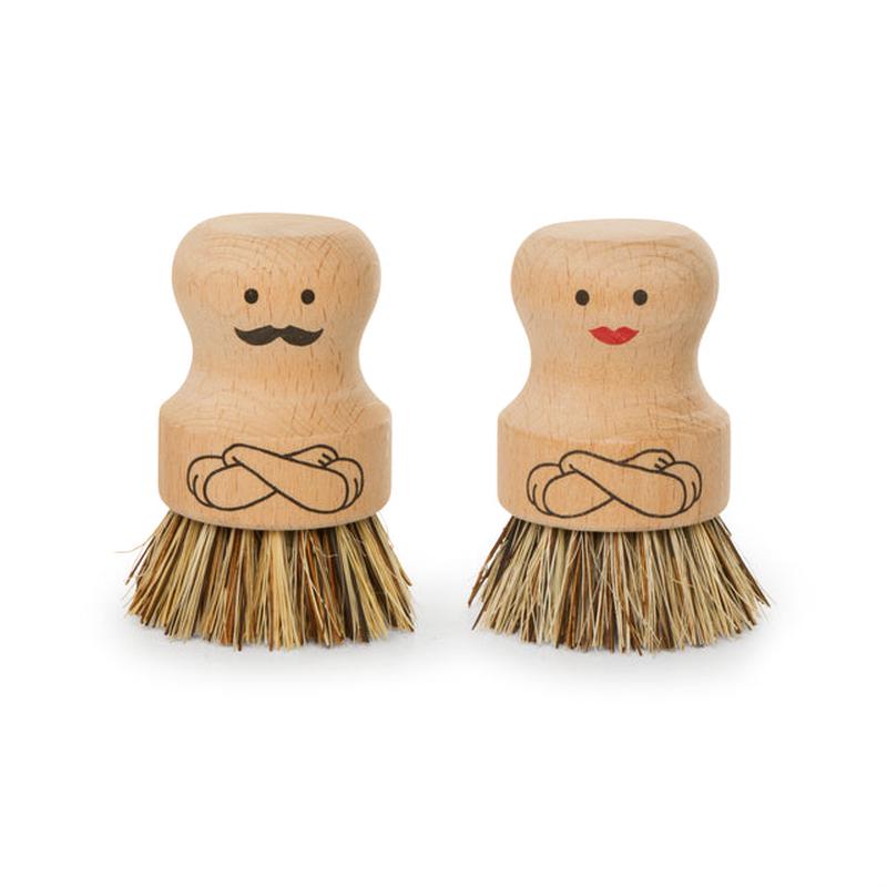 Kikkerland Mr. & Mrs. Scrubber