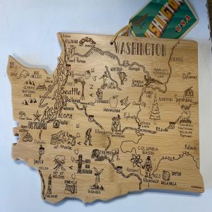 Totally Bamboo Slice Of Life Washington Cutting & Serving Board.11"x8-3/4"x1/2"