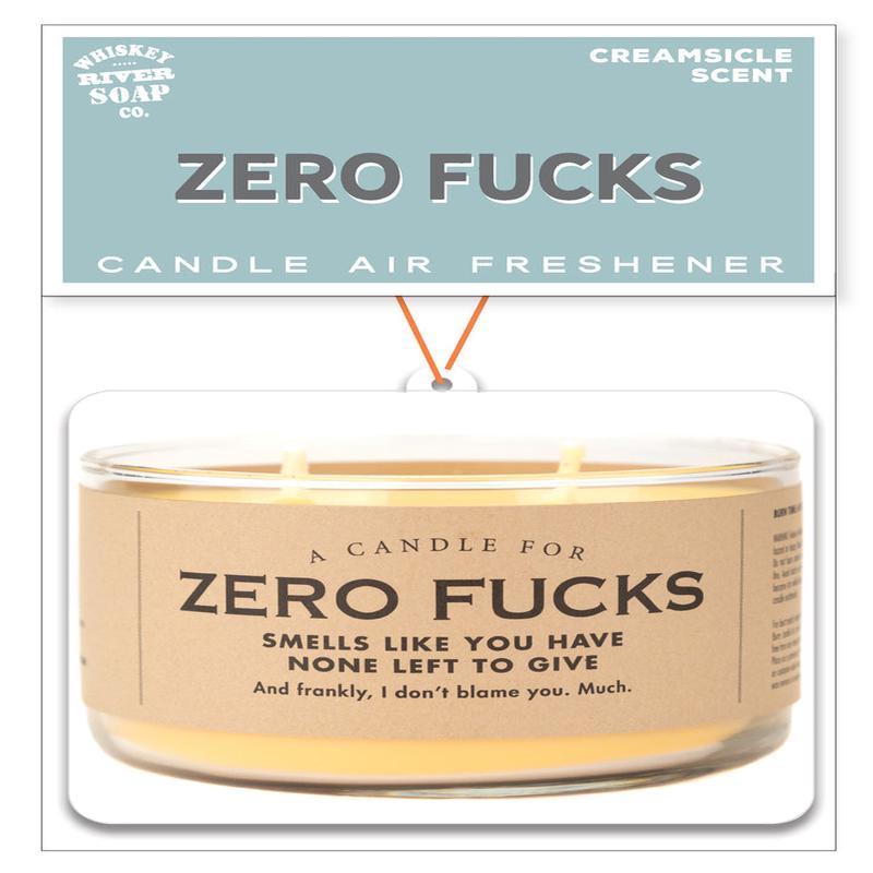 Whickey River Zero Fucks Air Freshener