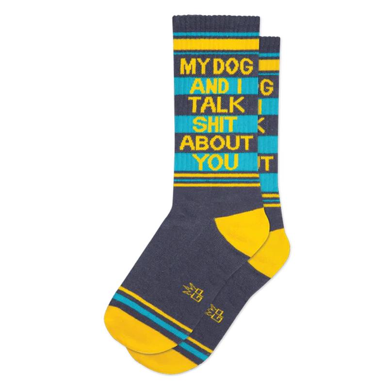 Gumball Poodle My dog and I talk Shit About you Socks