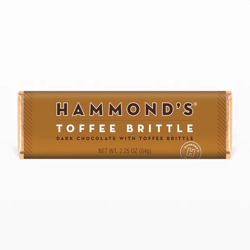 HC TOFFEE BRITTLE DARK CHOCOLATE CANDY BARS