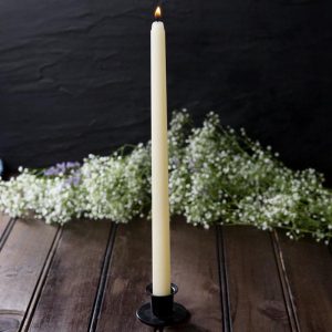 Jande's 12" Kiri Taper Candle Ivory