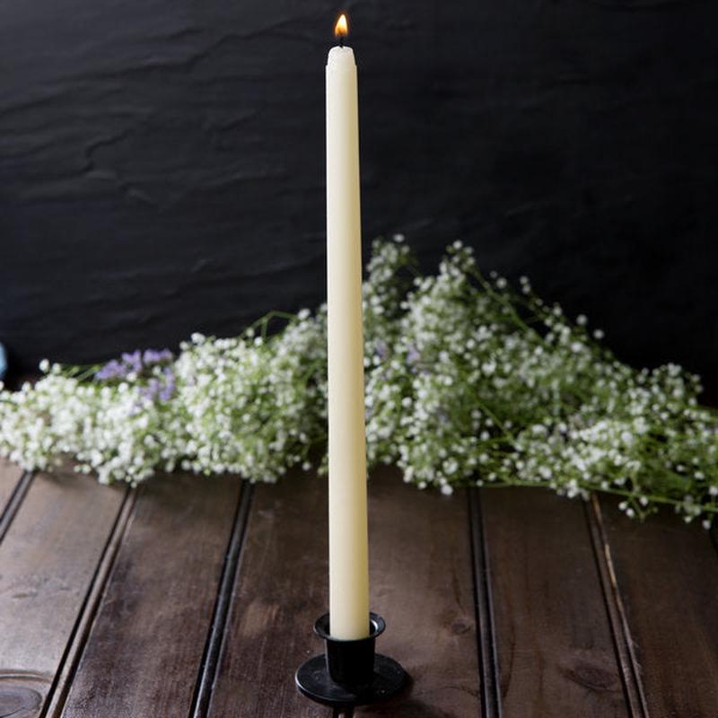 Jande's 12" Kiri Taper Candle Ivory