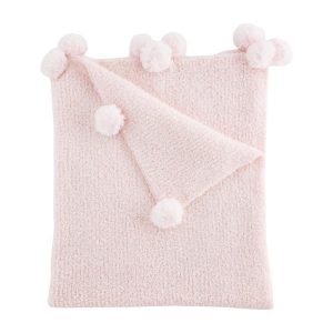 MP Pink Chenille Blanket