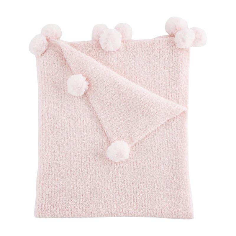 MP Pink Chenille Blanket
