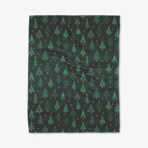 Geometry Pine X-Mas Tea Towel