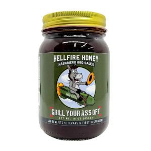 Grill Your Ass Off Hell Fire Honey BBQ Sauce