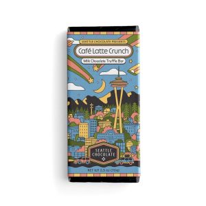 Seattle Chocolate Caffe Latte Crunch Truffle Bar