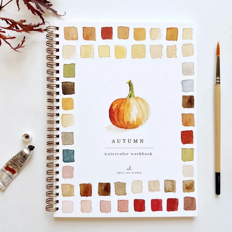 Emily Lex Studios Autumn Watercolor Workbook