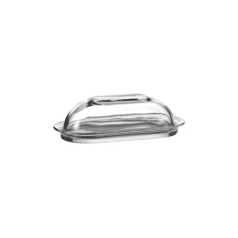HIC Anchor Glass Butter Dish with Cover